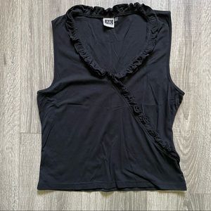 Anne Klein Black Blouse sleeveless